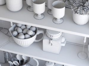 decorative set for the kitchen Modèle 3D
