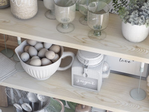 decorative set for the kitchen Modèle 3D