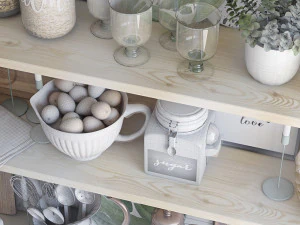 decorative set for the kitchen 3D Model