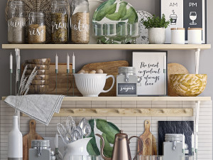 decorative set for the kitchen Modèle 3D