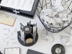 office supplies set 3D 모델