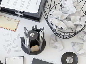 office supplies set 3D Model