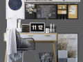 Decorative office set 3D Model