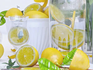decorative set with lemons 3D Model
