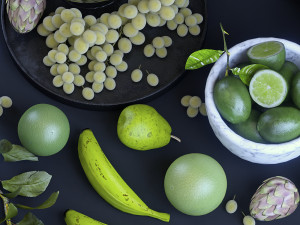 fruits green Modelo 3D