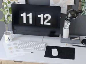 decorative office set 3D Model