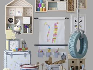 arredamento per bambini Modello 3D
