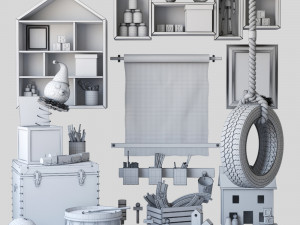 decor for children 3D Model