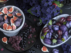 fruits red 3D 模型