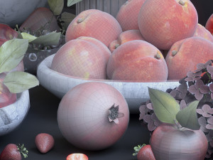 fruits red 3Dモデル