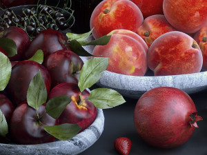 fruits red 3Dモデル