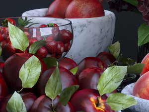 fruits red 3Dモデル