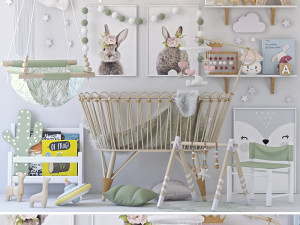 decor for childroom 3D मॉडल