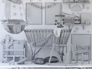 decor for childroom 3D Model