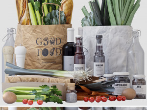 grocery bags Modelo 3D