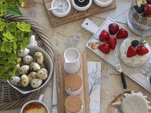 breakfast tableware 3D Модель