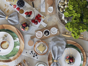 breakfast tableware 3D Модель