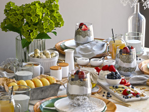 breakfast tableware 3D Модель