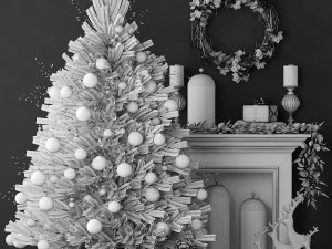 christmas tree 3D 모델
