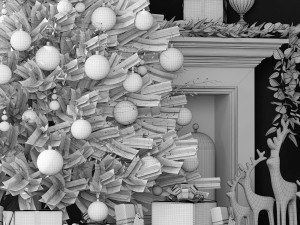christmas tree 3D 모델
