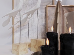 decorative x-mas set 3D Model