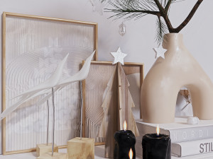 decorative x-mas set 3D Model