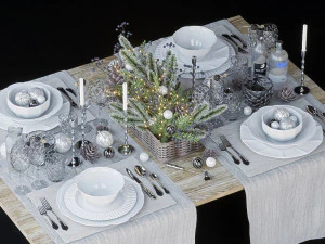 juego de vajilla Modelo 3D