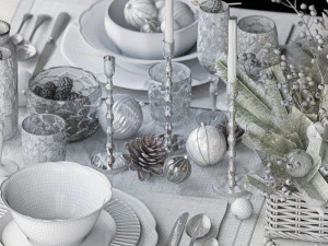 juego de vajilla Modelo 3D