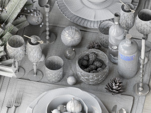 tableware set 3D Model