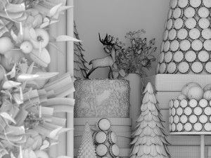 Showcase candyshop 3D Model
