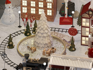 christmas toy store showcase Modello 3D