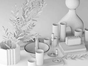 decorative set 3D Model