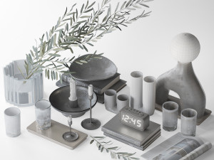 decorative set 3D Модель