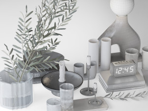 decorative set 3D Модель