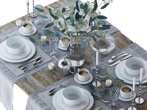tableware set Model 3D