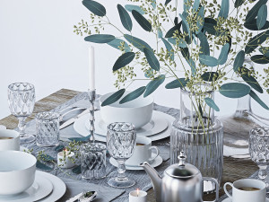 tableware set 3D मॉडल