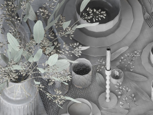 tableware set 3D Model