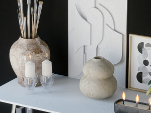 shelves with decor 3D Model