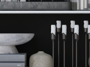 shelves with decor 3D Model