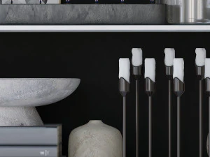 shelves with decor 3D Model