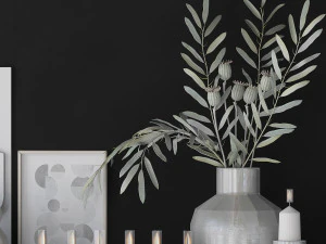 shelves with decor 3D Model