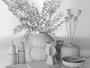 decorative set Modelo 3D