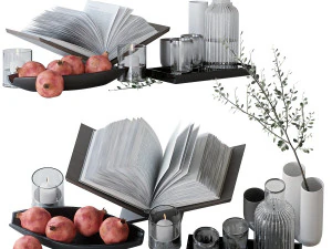 conjunto decorativo Modelo 3D