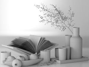 decorative set 3D 모델