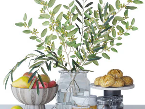 conjunto decorativo Modelo 3D