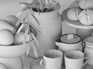 decorative set 3D 모델