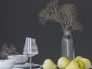tableware set 3D Модель