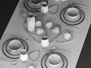 tableware set 3D Model