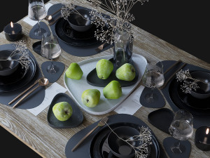 tableware set 3D Model