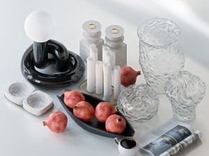 decorative set 3D 模型